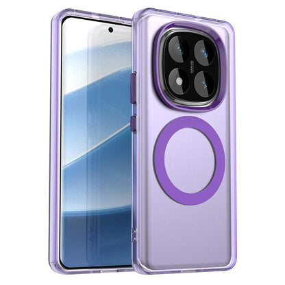 Redmi Note 14 Pro 4G Durable MagSafe Phone Case - Hybrid TPU & PC Design, Lightweight & Stylish, Candy Colour, Wireless Charging Friendly