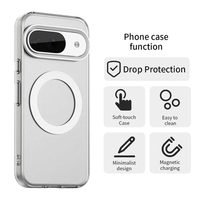 Google Pixel 9 Durable MagSafe Phone Case - Hybrid TPU & PC Design, Lightweight & Stylish, Candy Colour, Wireless Charging Friendly