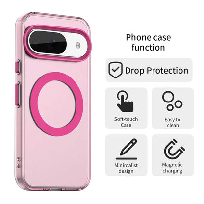 Google Pixel 9 Durable MagSafe Phone Case - Hybrid TPU & PC Design, Lightweight & Stylish, Candy Colour, Wireless Charging Friendly