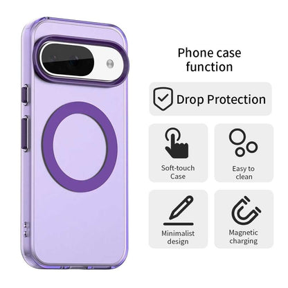 Google Pixel 9 Durable MagSafe Phone Case - Hybrid TPU & PC Design, Lightweight & Stylish, Candy Colour, Wireless Charging Friendly