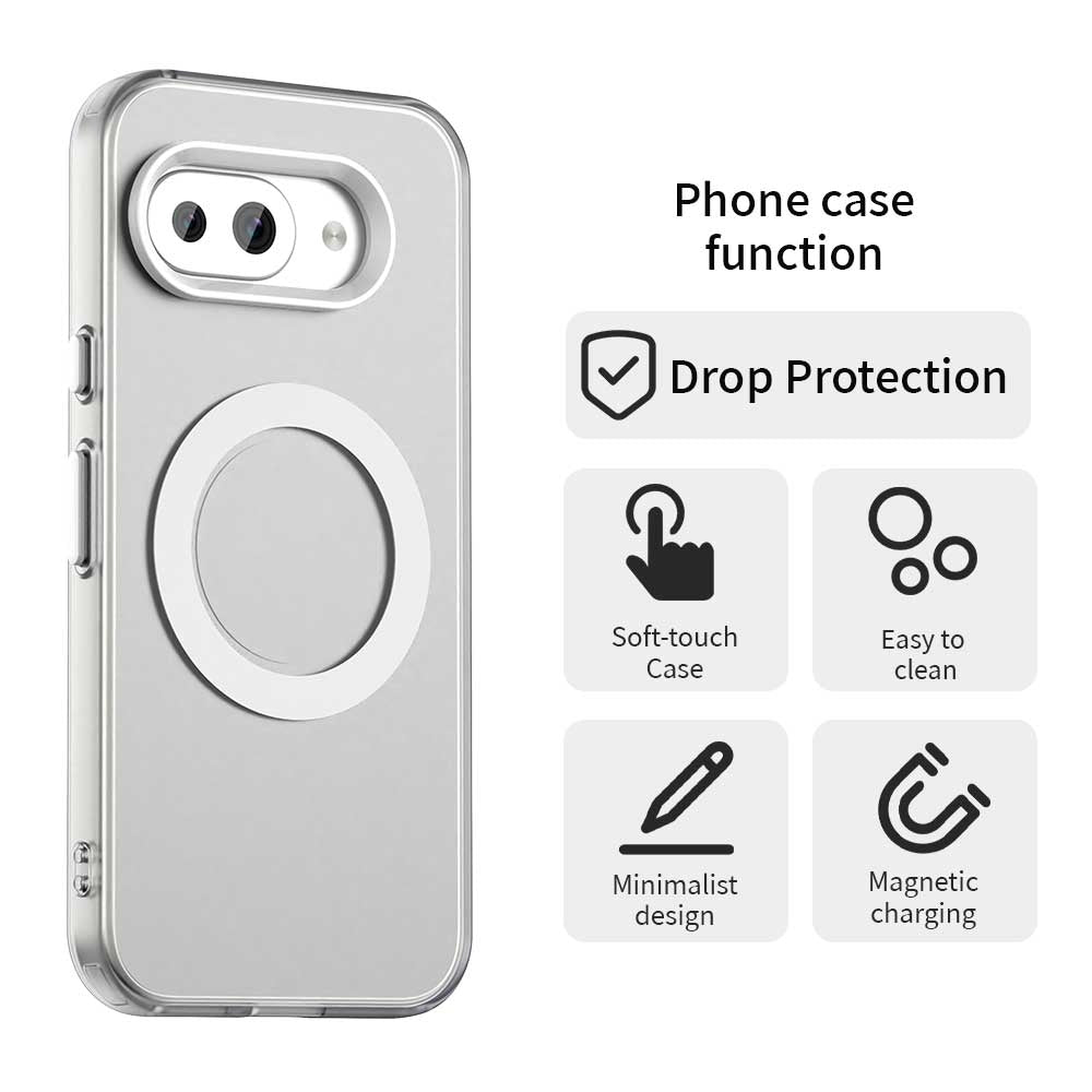 Google Pixel 9a Durable MagSafe Phone Case - Hybrid TPU & PC Design, Lightweight & Stylish, Candy Colour, Wireless Charging Friendly
