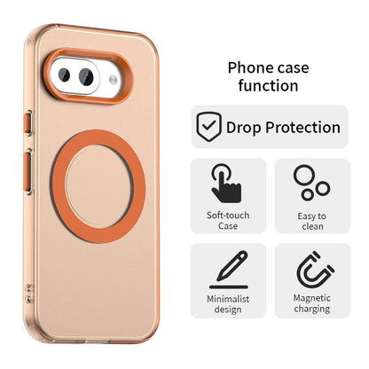 Google Pixel 9a Durable MagSafe Phone Case - Hybrid TPU & PC Design, Lightweight & Stylish, Candy Colour, Wireless Charging Friendly