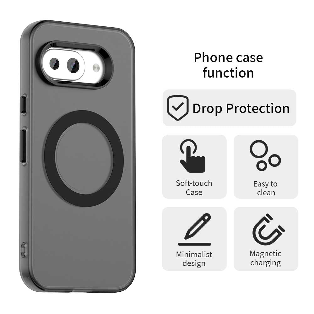 Google Pixel 9a Durable MagSafe Phone Case - Hybrid TPU & PC Design, Lightweight & Stylish, Candy Colour, Wireless Charging Friendly
