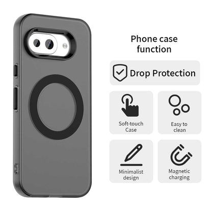 Google Pixel 9a Durable MagSafe Phone Case - Hybrid TPU & PC Design, Lightweight & Stylish, Candy Colour, Wireless Charging Friendly