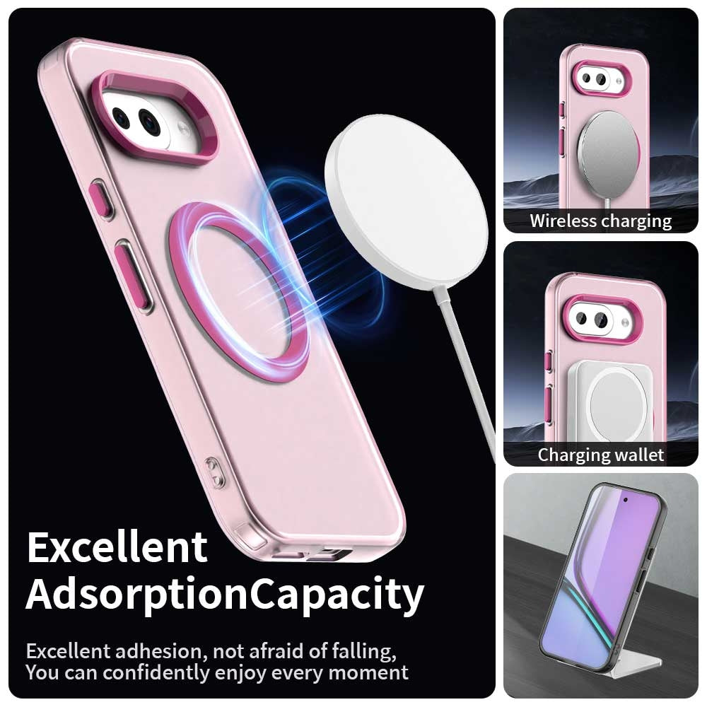Google Pixel 9a Durable MagSafe Phone Case - Hybrid TPU & PC Design, Lightweight & Stylish, Candy Colour, Wireless Charging Friendly