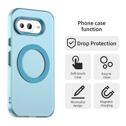 Google Pixel 9a Durable MagSafe Phone Case - Hybrid TPU & PC Design, Lightweight & Stylish, Candy Colour, Wireless Charging Friendly
