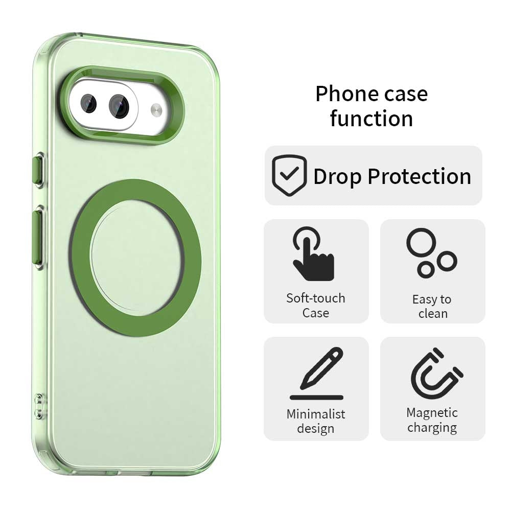 Google Pixel 9a Durable MagSafe Phone Case - Hybrid TPU & PC Design, Lightweight & Stylish, Candy Colour, Wireless Charging Friendly