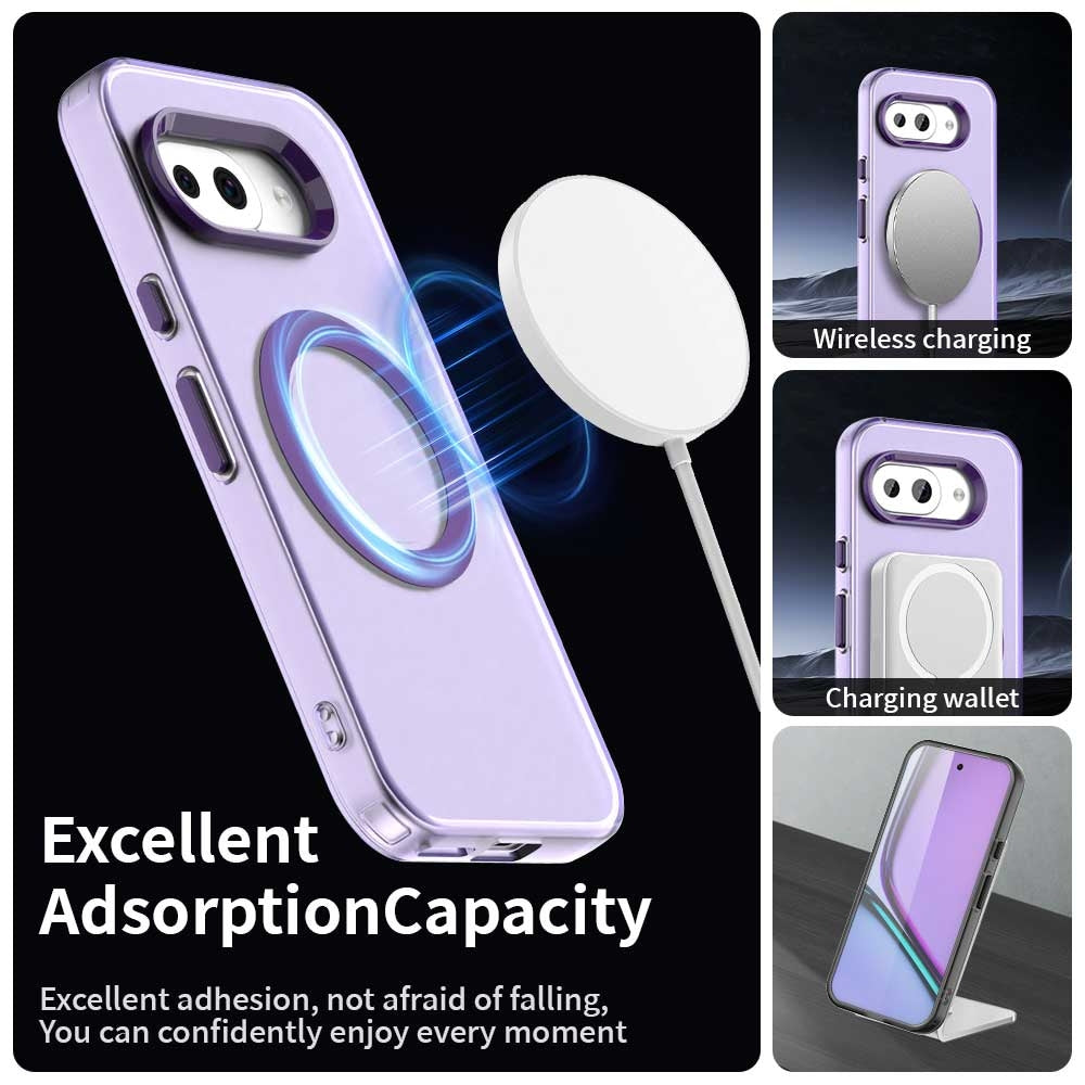 Google Pixel 9a Durable MagSafe Phone Case - Hybrid TPU & PC Design, Lightweight & Stylish, Candy Colour, Wireless Charging Friendly