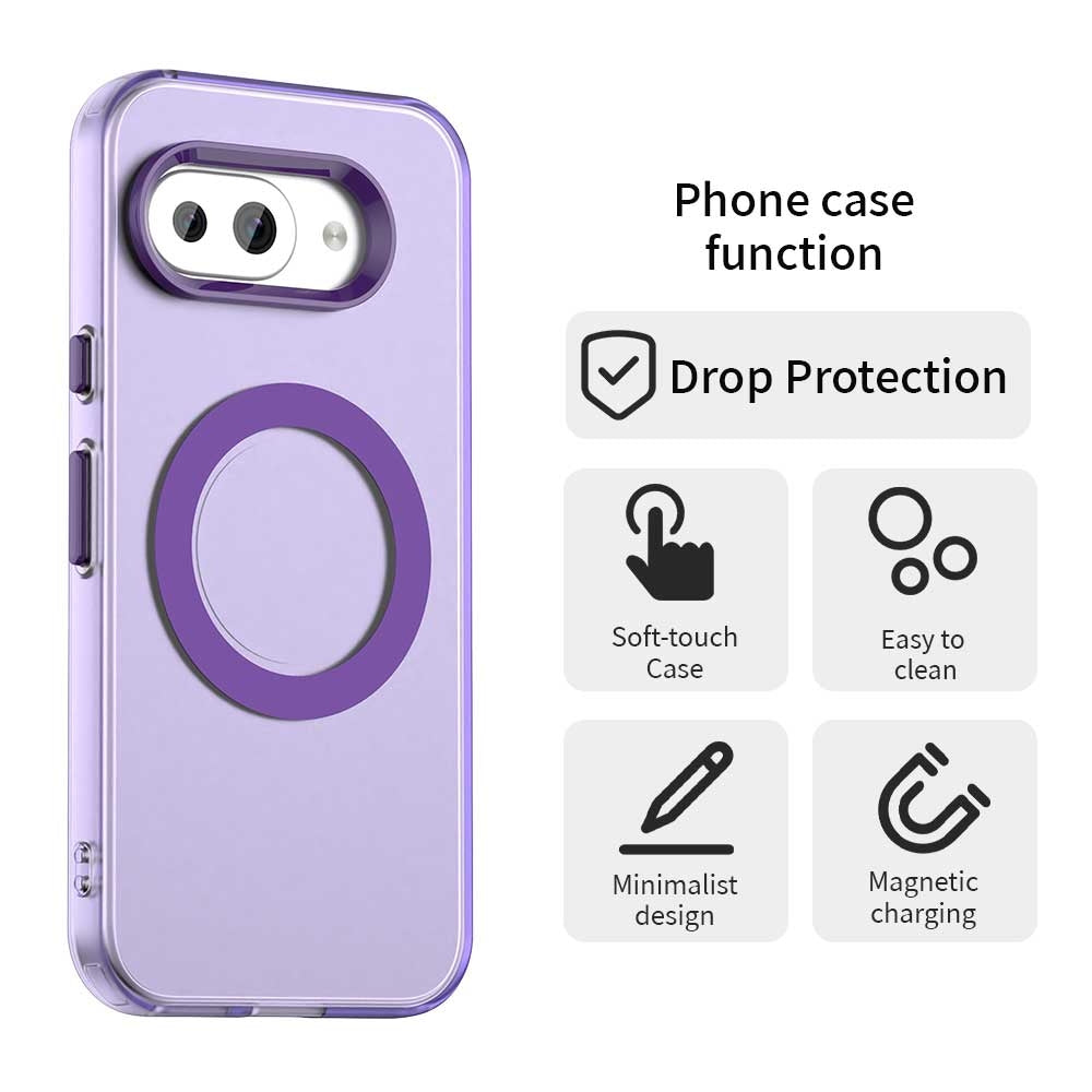 Google Pixel 9a Durable MagSafe Phone Case - Hybrid TPU & PC Design, Lightweight & Stylish, Candy Colour, Wireless Charging Friendly