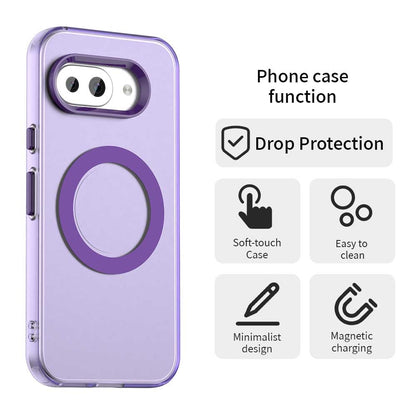 Google Pixel 9a Durable MagSafe Phone Case - Hybrid TPU & PC Design, Lightweight & Stylish, Candy Colour, Wireless Charging Friendly