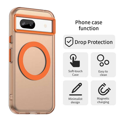 Google Pixel 8a Durable MagSafe Phone Case - Hybrid TPU & PC Design, Lightweight & Stylish, Candy Colour, Wireless Charging Friendly