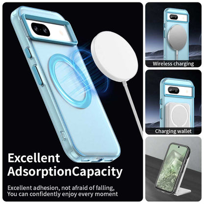 Google Pixel 8a Durable MagSafe Phone Case - Hybrid TPU & PC Design, Lightweight & Stylish, Candy Colour, Wireless Charging Friendly