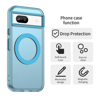 Google Pixel 8a Durable MagSafe Phone Case - Hybrid TPU & PC Design, Lightweight & Stylish, Candy Colour, Wireless Charging Friendly