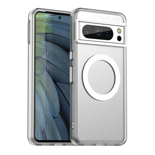 Google Pixel 8 Pro Durable MagSafe Phone Case - Hybrid TPU & PC Design, Lightweight & Stylish, Candy Colour, Wireless Charging Friendly