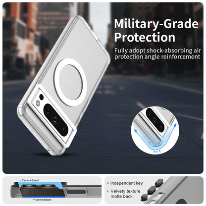 Google Pixel 8 Pro Durable MagSafe Phone Case - Hybrid TPU & PC Design, Lightweight & Stylish, Candy Colour, Wireless Charging Friendly