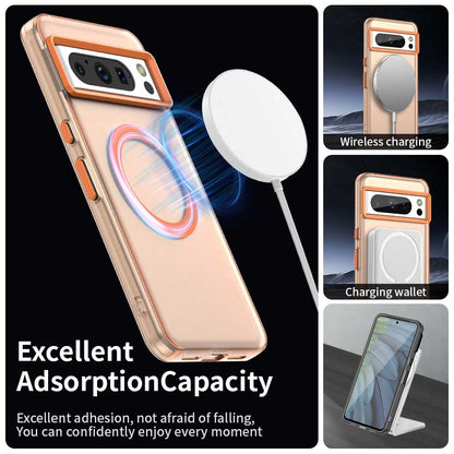 Google Pixel 8 Pro Durable MagSafe Phone Case - Hybrid TPU & PC Design, Lightweight & Stylish, Candy Colour, Wireless Charging Friendly