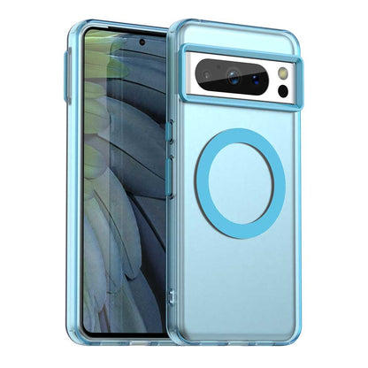 Google Pixel 8 Pro Durable MagSafe Phone Case - Hybrid TPU & PC Design, Lightweight & Stylish, Candy Colour, Wireless Charging Friendly