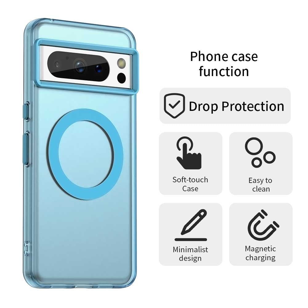 Google Pixel 8 Pro Durable MagSafe Phone Case - Hybrid TPU & PC Design, Lightweight & Stylish, Candy Colour, Wireless Charging Friendly