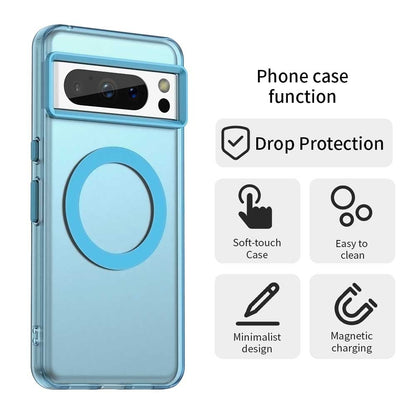 Google Pixel 8 Pro Durable MagSafe Phone Case - Hybrid TPU & PC Design, Lightweight & Stylish, Candy Colour, Wireless Charging Friendly