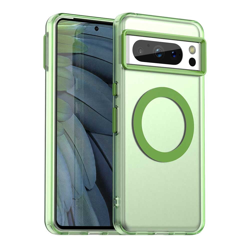Google Pixel 8 Pro Durable MagSafe Phone Case - Hybrid TPU & PC Design, Lightweight & Stylish, Candy Colour, Wireless Charging Friendly