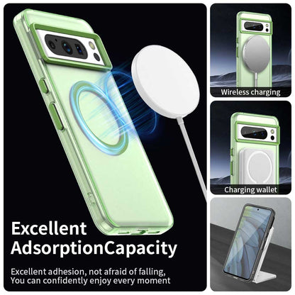 Google Pixel 8 Pro Durable MagSafe Phone Case - Hybrid TPU & PC Design, Lightweight & Stylish, Candy Colour, Wireless Charging Friendly