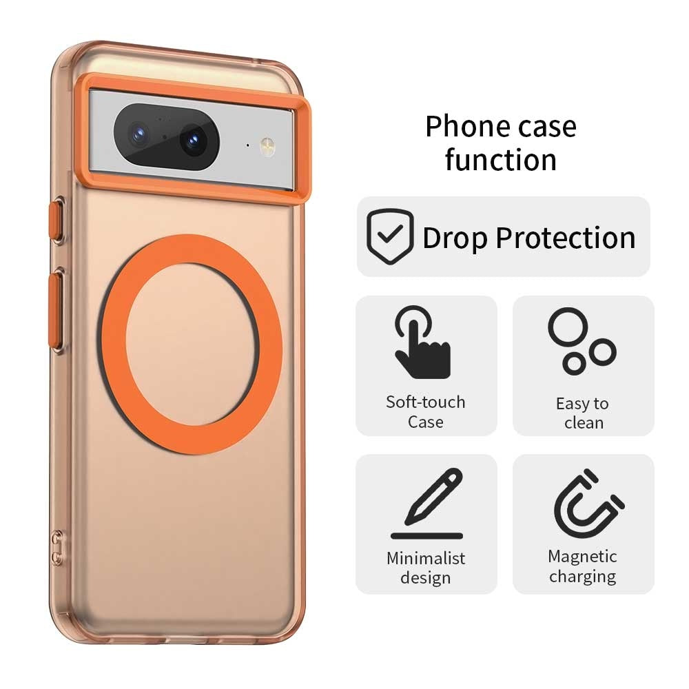 Google Pixel 8 Durable MagSafe Phone Case - Hybrid TPU & PC Design, Lightweight & Stylish, Candy Colour, Wireless Charging Friendly