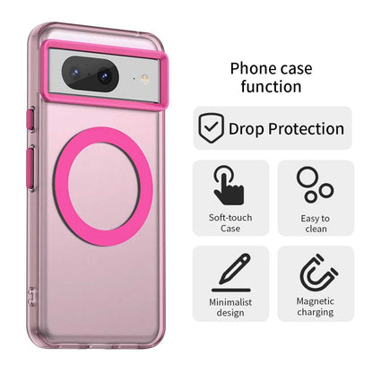 Google Pixel 8 Durable MagSafe Phone Case - Hybrid TPU & PC Design, Lightweight & Stylish, Candy Colour, Wireless Charging Friendly