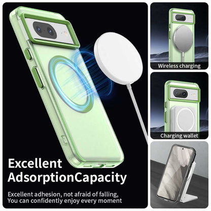 Google Pixel 8 Durable MagSafe Phone Case - Hybrid TPU & PC Design, Lightweight & Stylish, Candy Colour, Wireless Charging Friendly