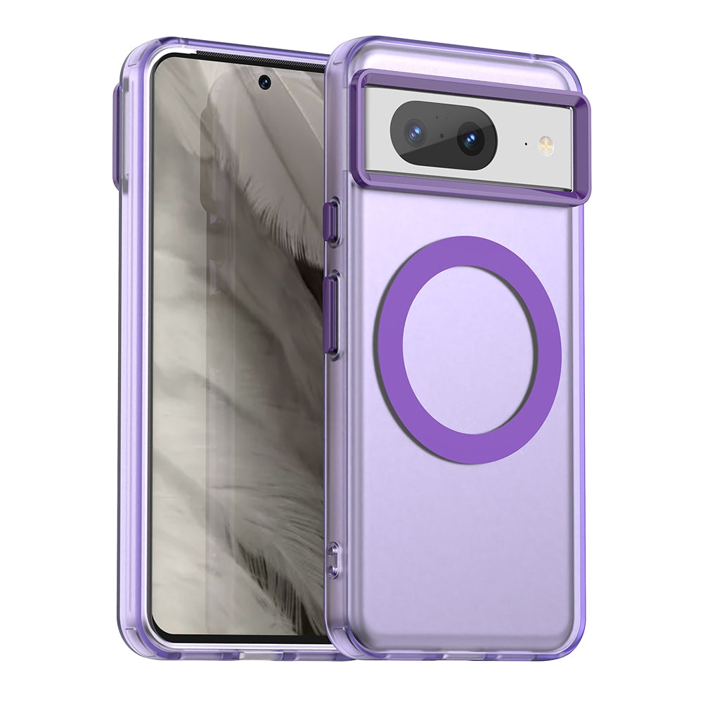 Google Pixel 8 Durable MagSafe Phone Case - Hybrid TPU & PC Design, Lightweight & Stylish, Candy Colour, Wireless Charging Friendly