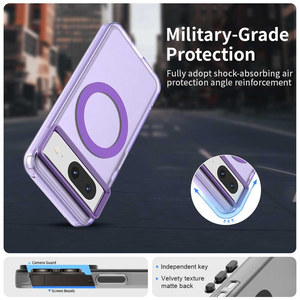 Google Pixel 8 Durable MagSafe Phone Case - Hybrid TPU & PC Design, Lightweight & Stylish, Candy Colour, Wireless Charging Friendly
