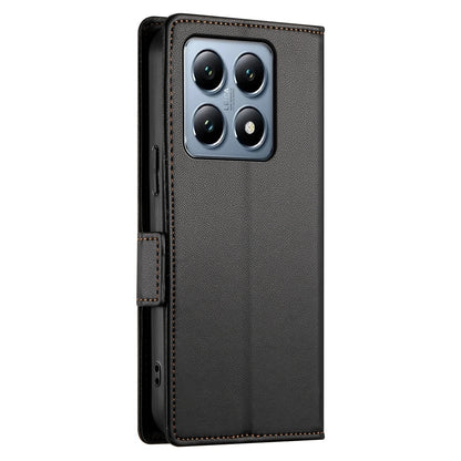 Xiaomi 14T Pro Magnetic Leather Wallet Case with Card Slots, Stand Function & Full Protection