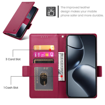 Xiaomi 14T Pro Magnetic Leather Wallet Case with Card Slots, Stand Function & Full Protection