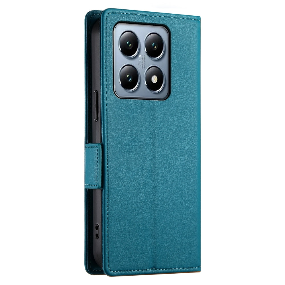 Xiaomi 14T Pro Magnetic Leather Wallet Case with Card Slots, Stand Function & Full Protection