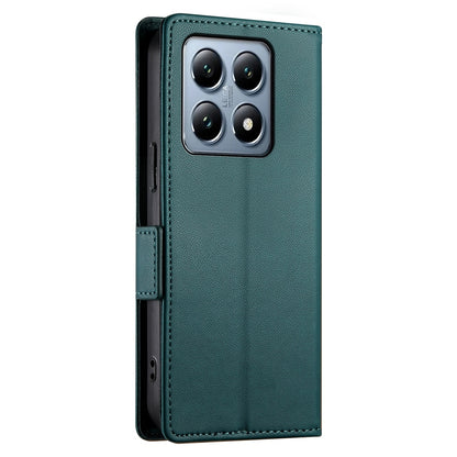 Xiaomi 14T Pro Magnetic Leather Wallet Case with Card Slots, Stand Function & Full Protection