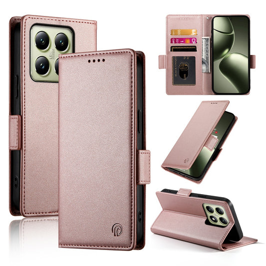 Xiaomi 14T Magnetic Leather Wallet Case with Card Slots, Stand Function & Full Protection
