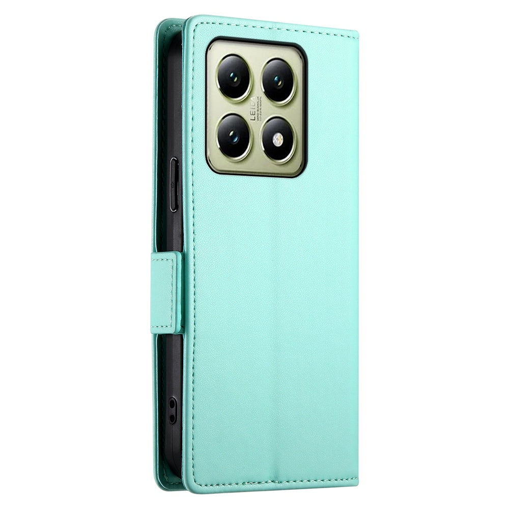 Xiaomi 14T Magnetic Leather Wallet Case with Card Slots, Stand Function & Full Protection