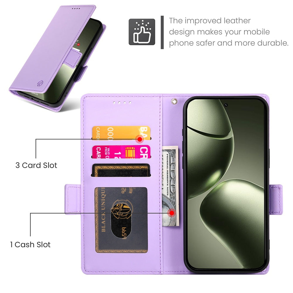 Xiaomi 14T Magnetic Leather Wallet Case with Card Slots, Stand Function & Full Protection
