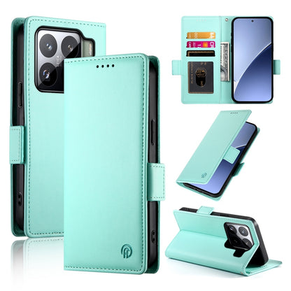 Xiaomi 15 Magnetic Leather Wallet Case with Card Slots, Stand Function & Full Protection