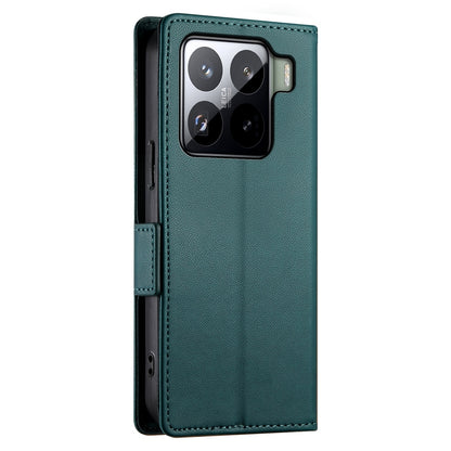 Xiaomi 15 Magnetic Leather Wallet Case with Card Slots, Stand Function & Full Protection