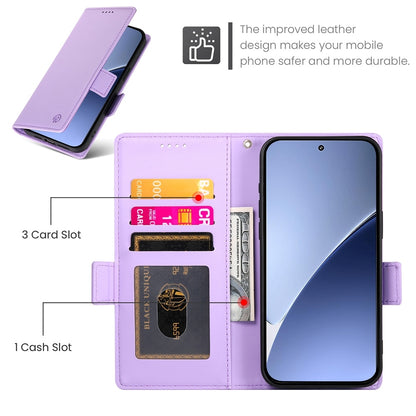 Xiaomi 15 Magnetic Leather Wallet Case with Card Slots, Stand Function & Full Protection