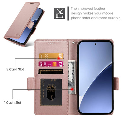 Xiaomi 15 Pro Magnetic Leather Wallet Case with Card Slots, Stand Function & Full Protection