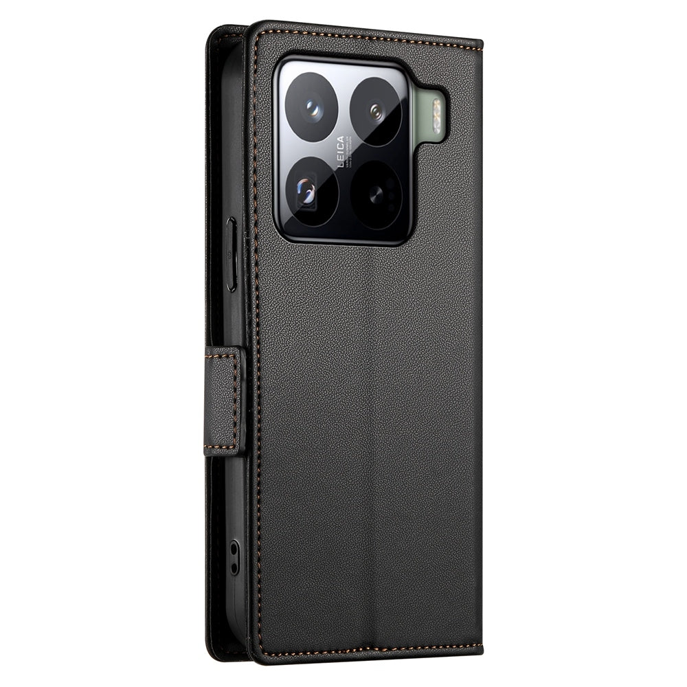 Xiaomi 15 Pro Magnetic Leather Wallet Case with Card Slots, Stand Function & Full Protection