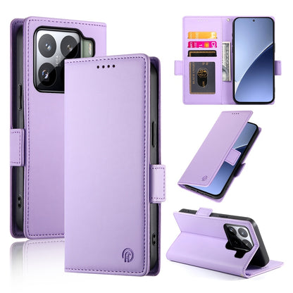 Xiaomi 15 Pro Magnetic Leather Wallet Case with Card Slots, Stand Function & Full Protection