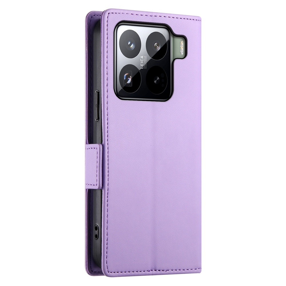 Xiaomi 15 Pro Magnetic Leather Wallet Case with Card Slots, Stand Function & Full Protection