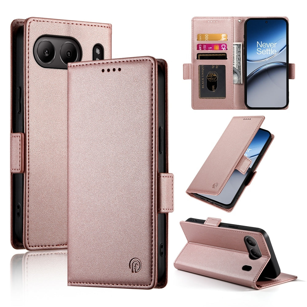 OnePlus Nord 4 5G Magnetic Leather Wallet Case with Card Slots, Stand Function & Full Protection