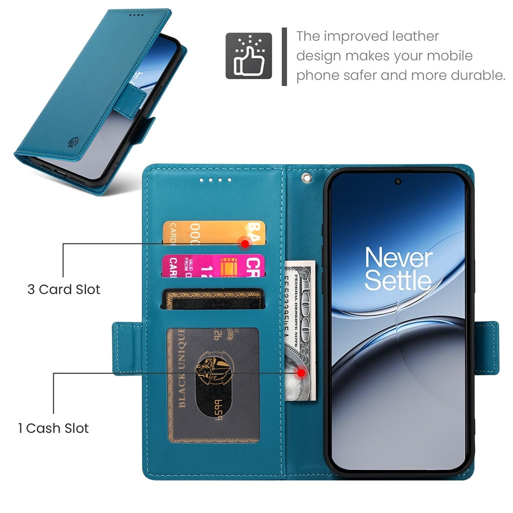OnePlus Nord 4 5G Magnetic Leather Wallet Case with Card Slots, Stand Function & Full Protection
