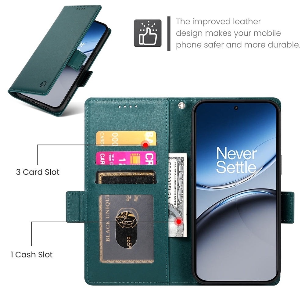 OnePlus Nord 4 5G Magnetic Leather Wallet Case with Card Slots, Stand Function & Full Protection