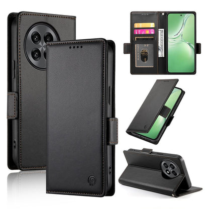 OnePlus 13R Magnetic Leather Wallet Case with Card Slots, Stand Function & Full Protection