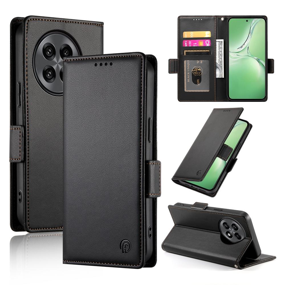 OnePlus Ace 5 Pro Magnetic Leather Wallet Case with Card Slots, Stand Function & Full Protection