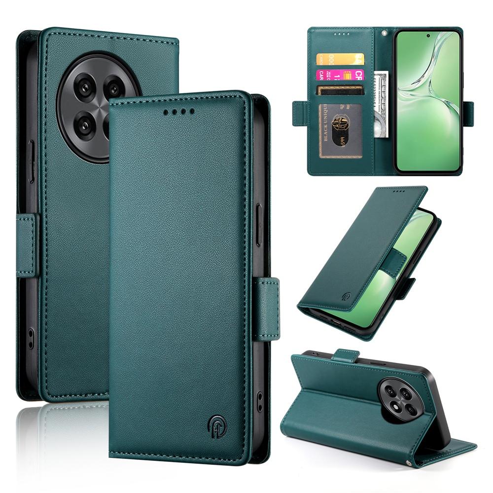 OnePlus 13R Magnetic Leather Wallet Case with Card Slots, Stand Function & Full Protection